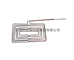 Magnetic induction charging coil